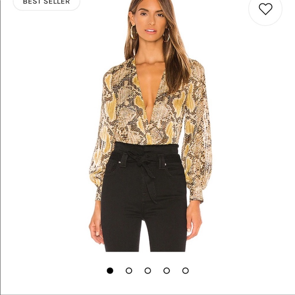 Super down bodysuit snakeskin